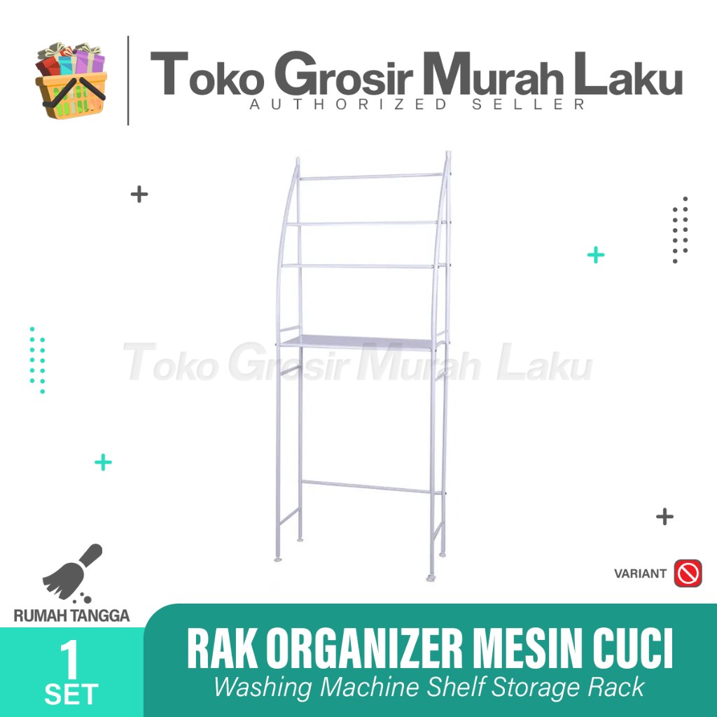 RAK MESIN CUCI SERBAGUNA RAK ORGANIZER SUSUN PORTABLE TEMPAT SABUN