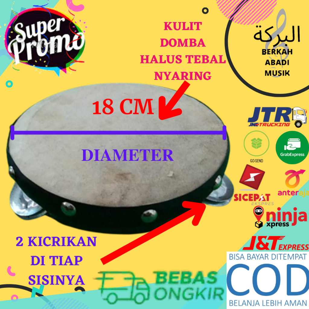 Mainan Rebana KRICIK Mainan hadroh Mainan terbangan Rebana mainan kecil rebana kecil rebana kecil un