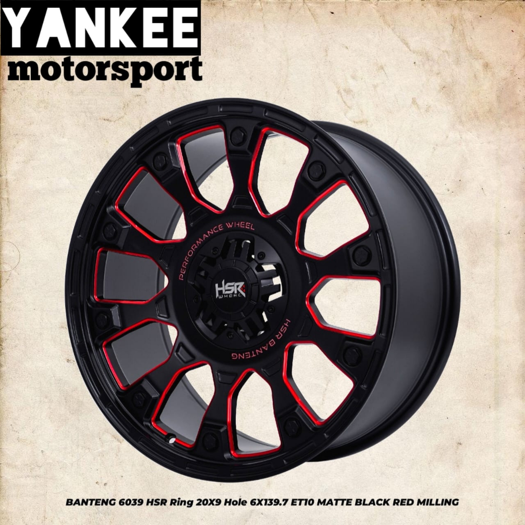 Velg Mobil Ring 20 buat Pajero, Fortuner dll HSR BANTENG