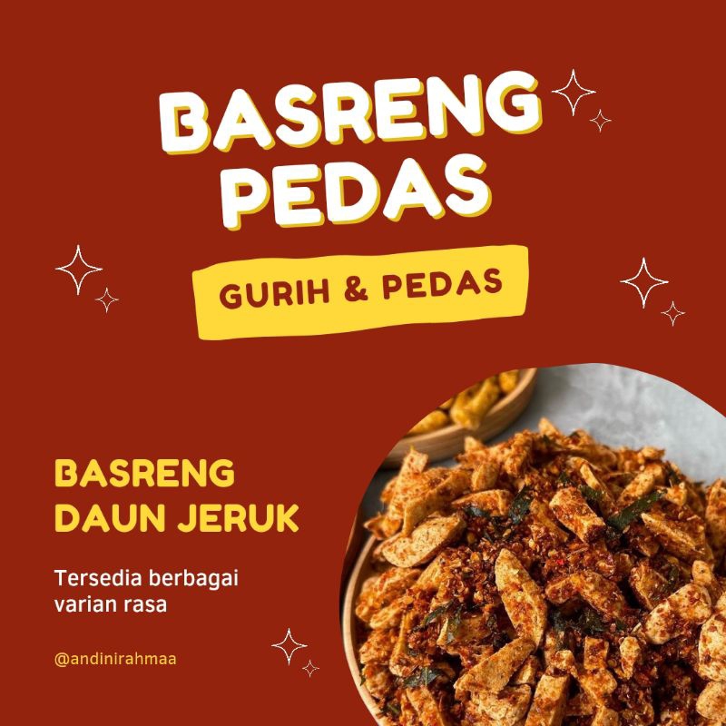 

Basreng Daun Jeruk Pedas Gurih