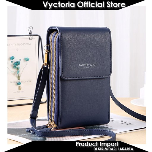 (COD) Vyctoria VOS09067 Tas Slingbag Dompet Handphone Forever Young Import JT09067 BQ3289 CR7576 EL4433 09067 3289 7576