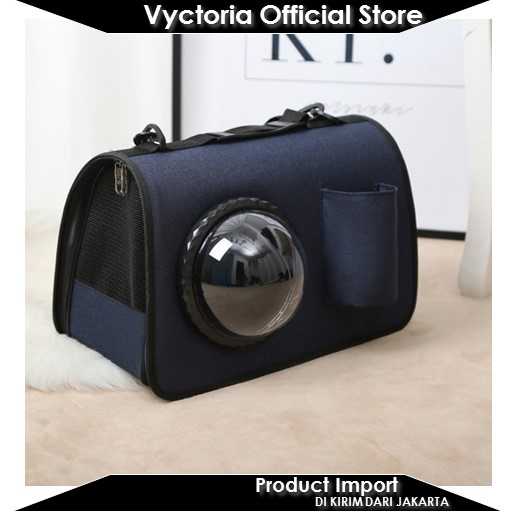 (COD) Vyctoria VOS0777 Tas Travel Binatang Peliharaan Model Astronot Import JTF0777 0777