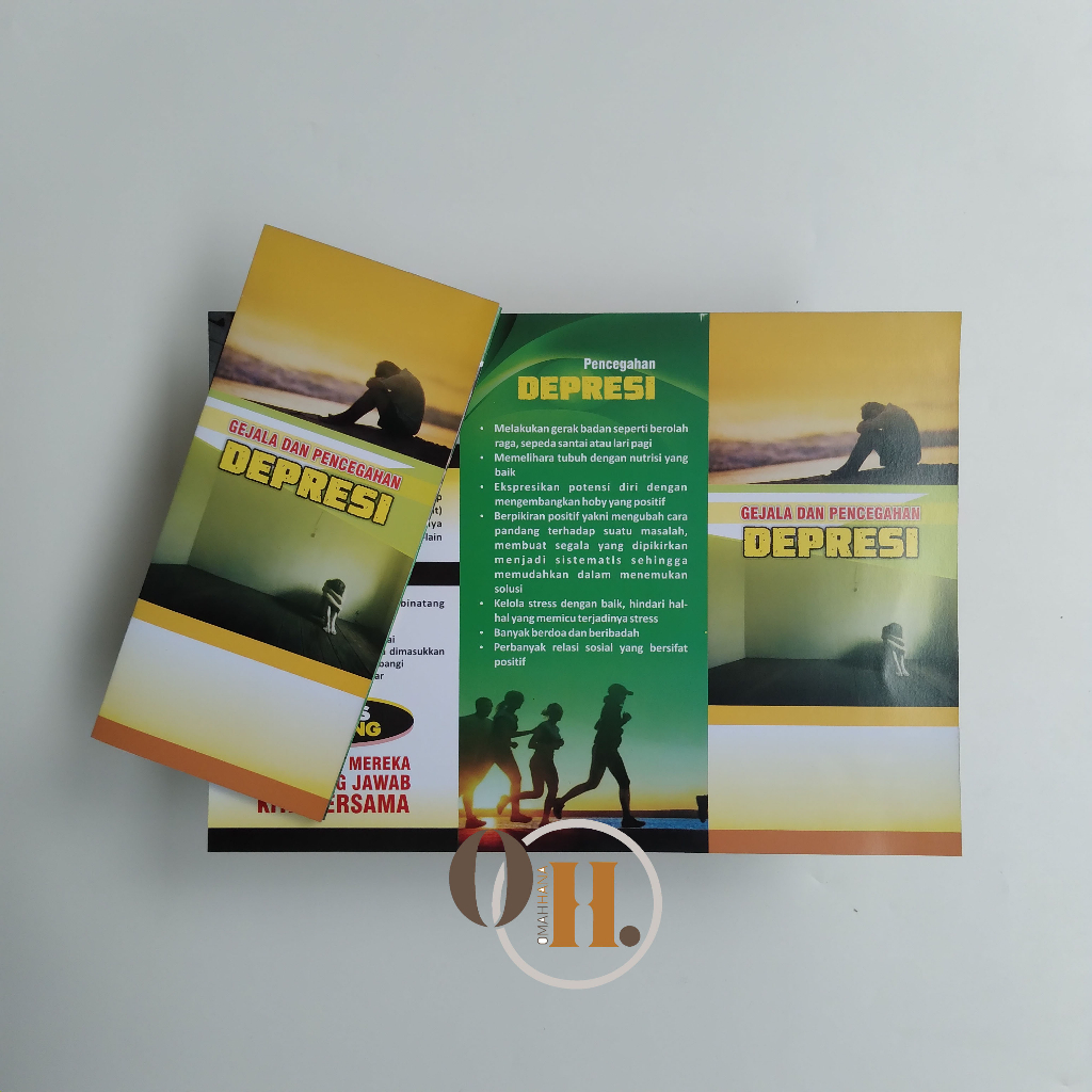 

Leaflet Gejala dan Pencegahan Depresi - Tekanan Mental - Stres - Brosur