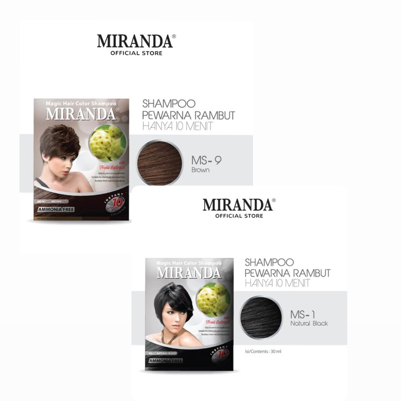 MIRANDA MAGIC HAIR COLOR SHAMPOO