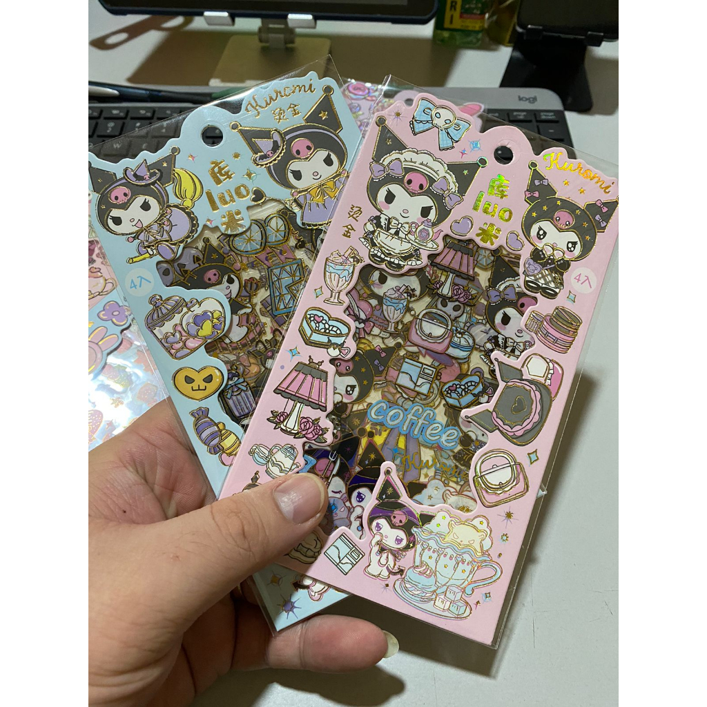 STIKER 2D ANAK METALIC MELODY KUROMI TEMPELAN KARAKTER ANAK MAINAN