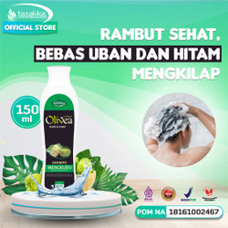 shampo olivea zaitun plus mengkudu tazakka ampuh menyuburkan rambut melembutkan rambut mengobati ker