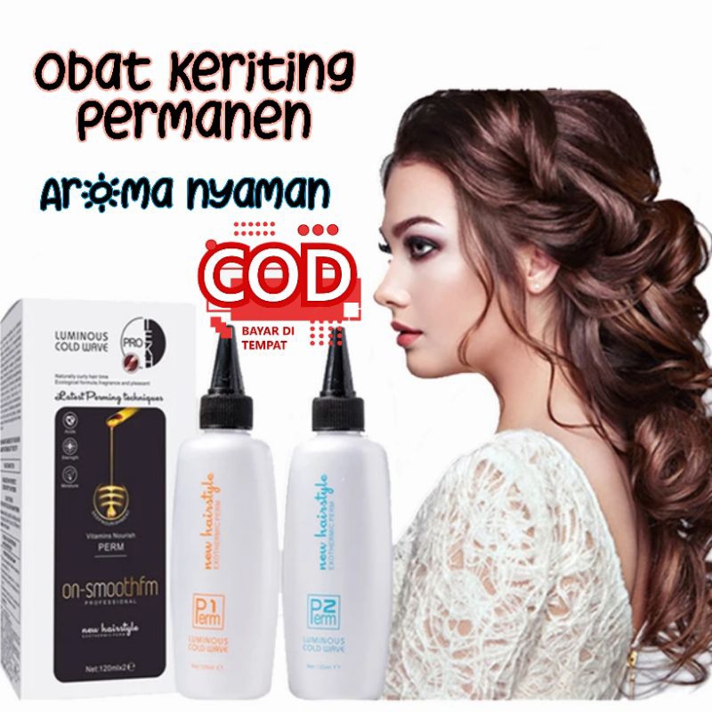 Luminous Cold Wave perm Obat keriting dingin good permanen curlia aroma nyaman tidak menyengat