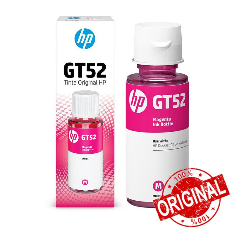 Original Box TINTA HP GT53 Black &amp; GT52 Color HP GT 5810 5820 BOX resmi