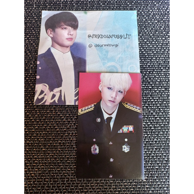 (booked) pelunasan BTS SUGA dope photocard pc