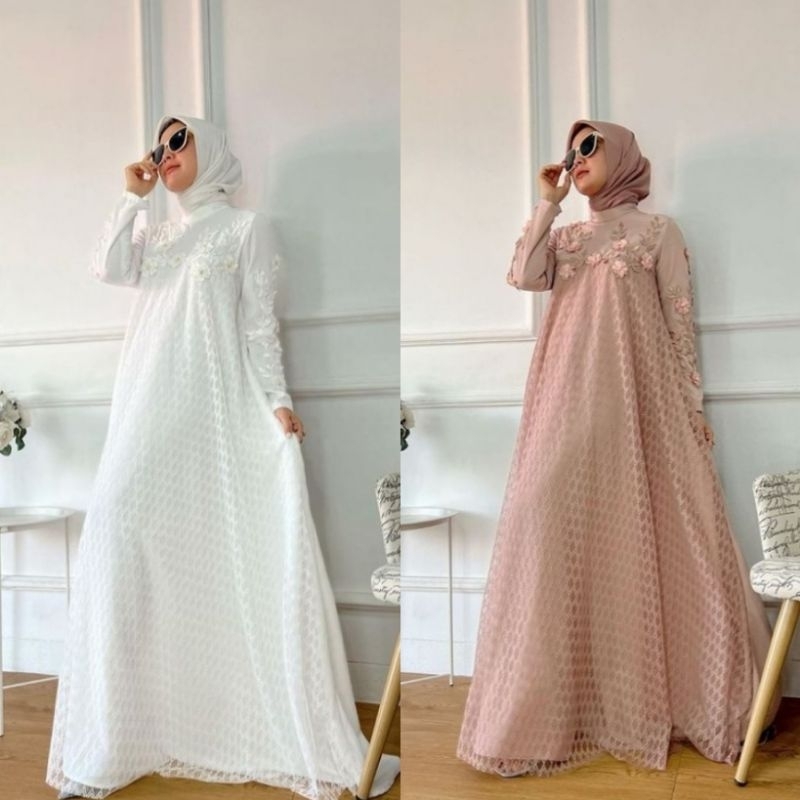 ZALIFA - EID SERIES DRESS FLOWER