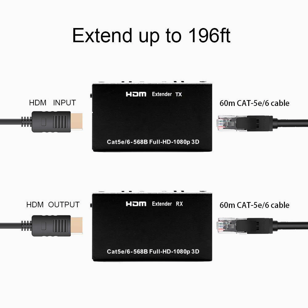 Actual【COD】Extender 60M RJ45 Lan Cat6  Extension Rj45 LAN 10 Meter Ethernet Kable UTP Splitter