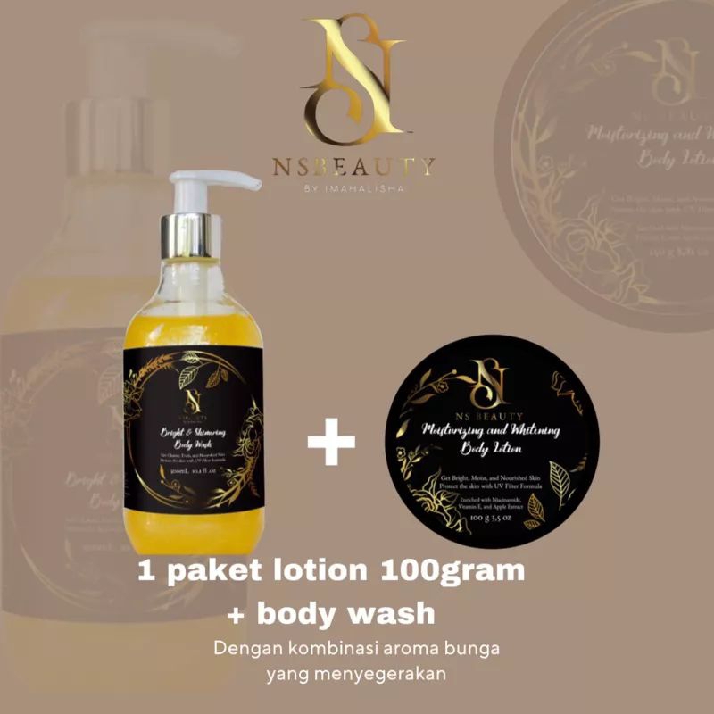 PAKET SABUN BADAN DAN HB NS BEAUTY LOTION