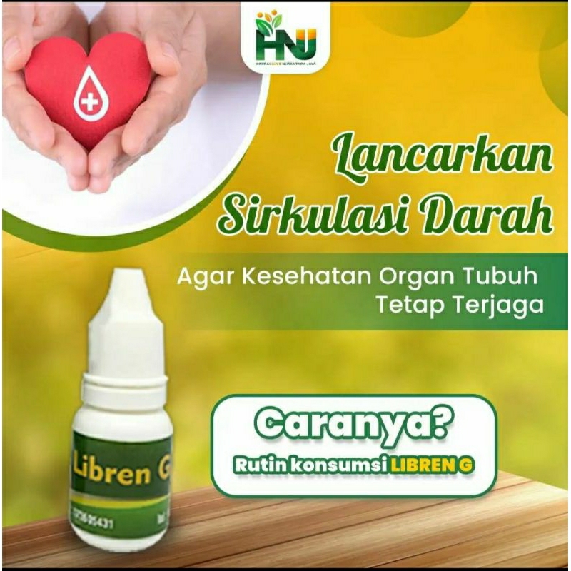 LIBREN G EXTRAK HERBAL DAUN PEGAGAN CAIRAN SUPLEMEN NUTRISI OTAK MENGATASI PIKUN