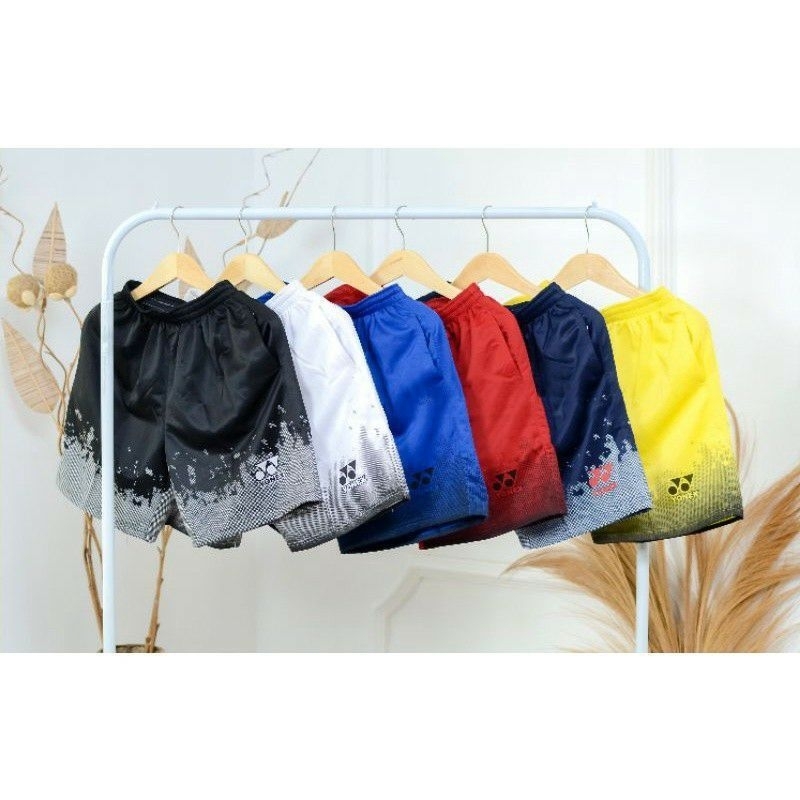 Celana pendek kolor olahraga pria wanita bulutangkis celana pendek yonex