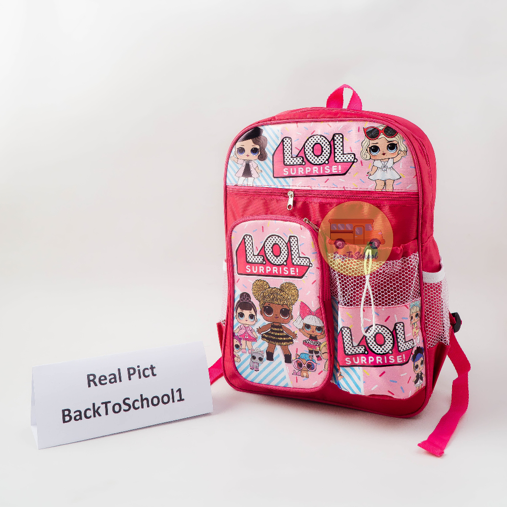 Tas Anak Ransel Fashion Sekolah Anak Perempuan PAUD TK SD MIXUE,PONY,LITTLE PONY,FROZEN DAN LOL