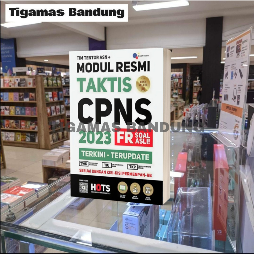 Buku SUKSES CPNS DAN SEKOLAH KEDINASAN 2023 Modul Resmi Taktis Cpns 2023 Fr Soal Asli Terkini - Teru
