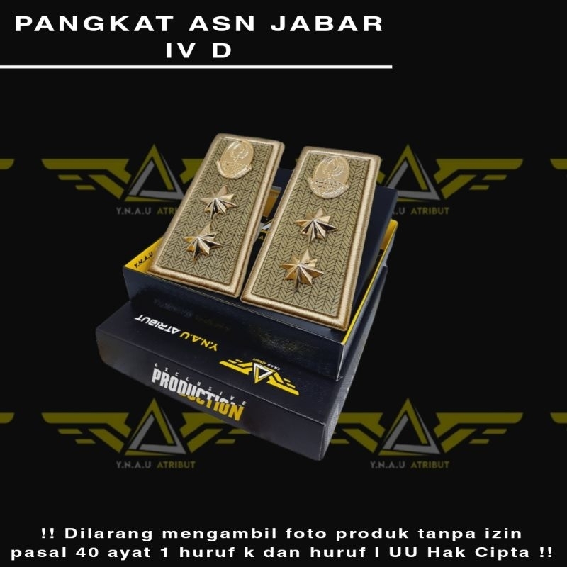 ATRIBUT ASN / PANGKAT ASN JABAR GOLONGAN 4D EXCLUSIVE