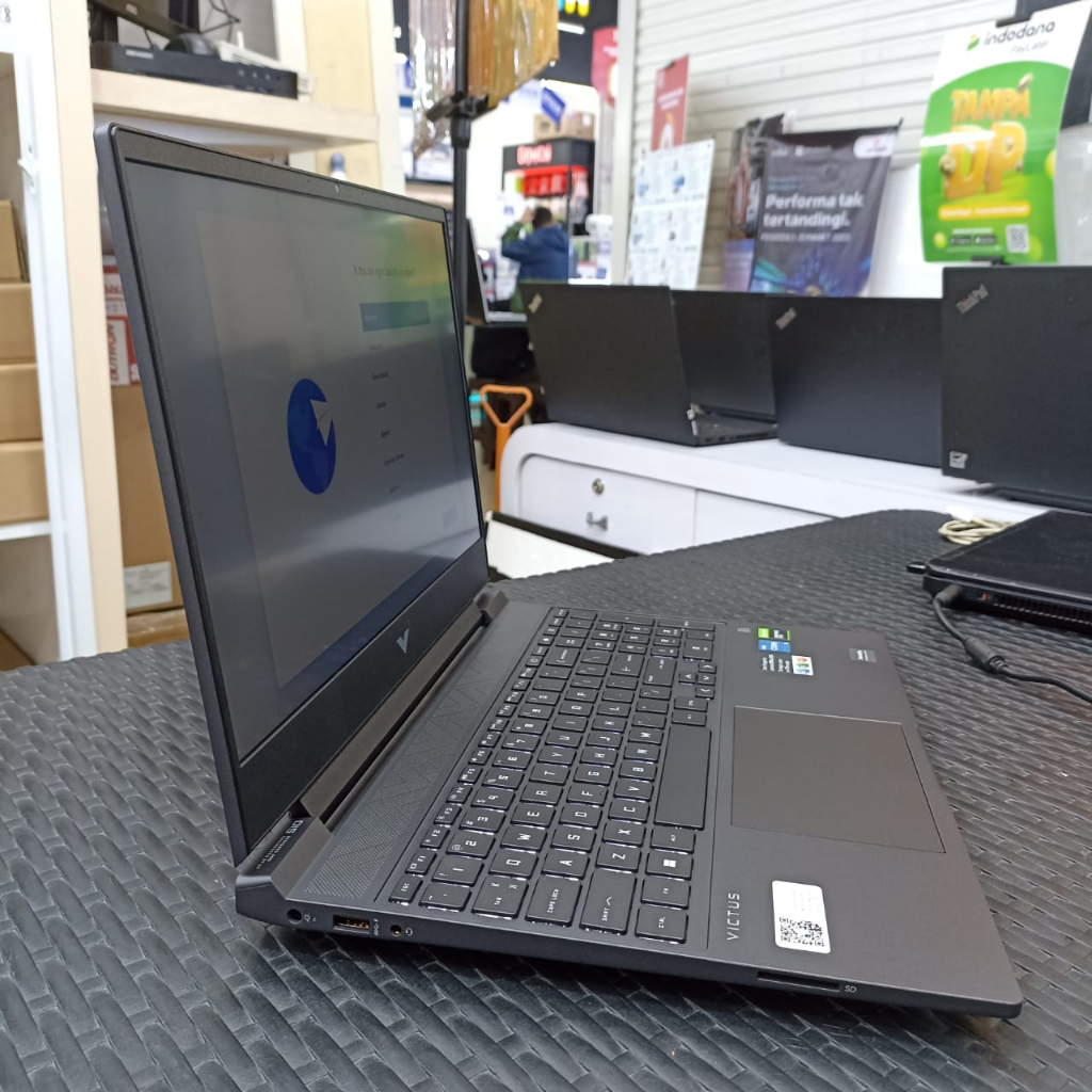 Laptop Gaming Baru Murah HP Victus 15 FA0116TX INTEL i5 12500H 16GB 512GB GTX3050 FHD IPs 144Hz Win11 OHS