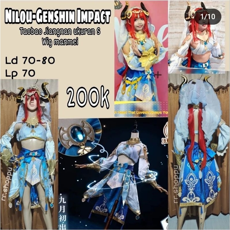 Jual kostum+wig Nilou