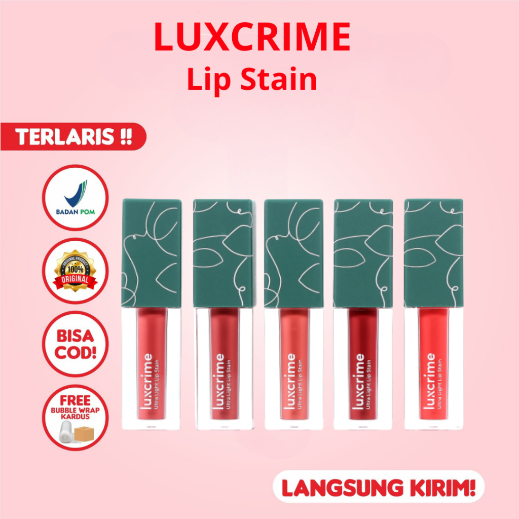 LUXCRIME ULTRA LIGHT LIP STAIN COD ORIGINAL