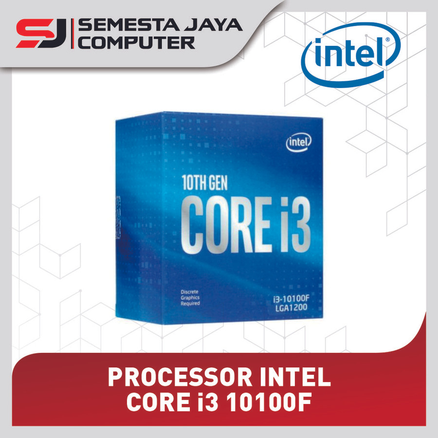 Intel Core I3-10100F 3.6GHz up to 4.3GHz socket 1200 Comet Lake Box