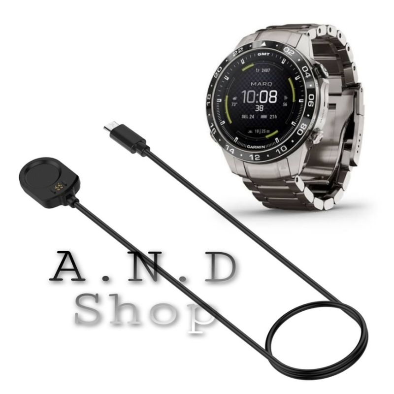 CHARGER TIPE TYPE C KABEL CABLE CASAN GARMIN MARQ 2 GEN 2 AVIATOR CAS PORT JAM TANGAN SMARTWATCH GAR