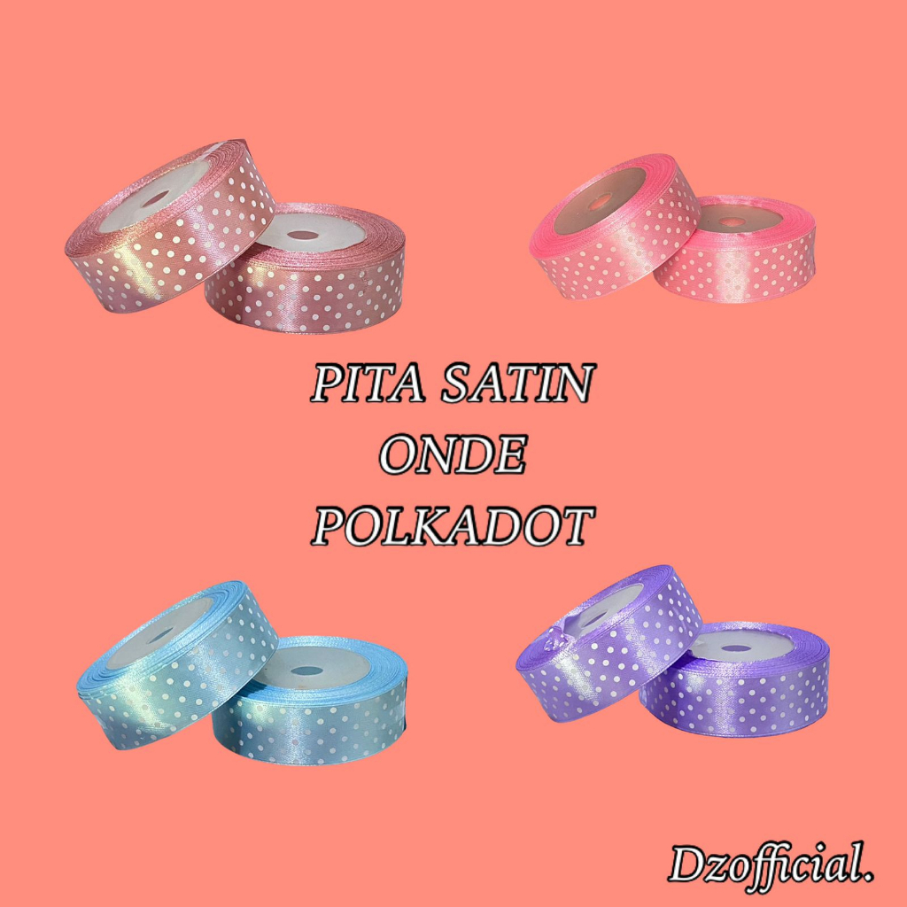 

PITA SATIN ONDE 1 IN POLKADOT 18 METER 2.5 CM