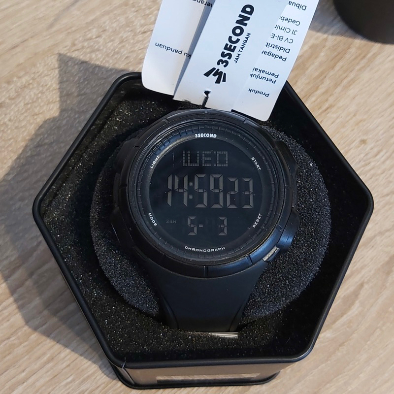 jam tangan pria 3second Original Terbaru