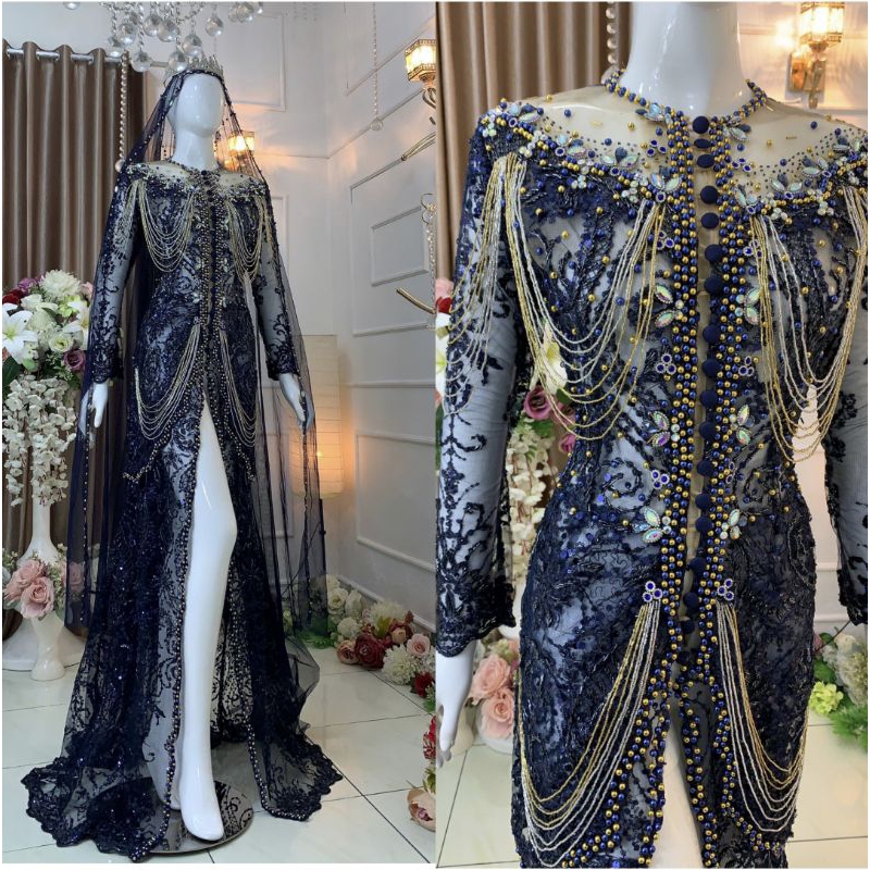 SALE KEBAYA AKAD FULL PAYET //KEBAYA PENGANTIN BEREKOR//KEBAYA//GAUN