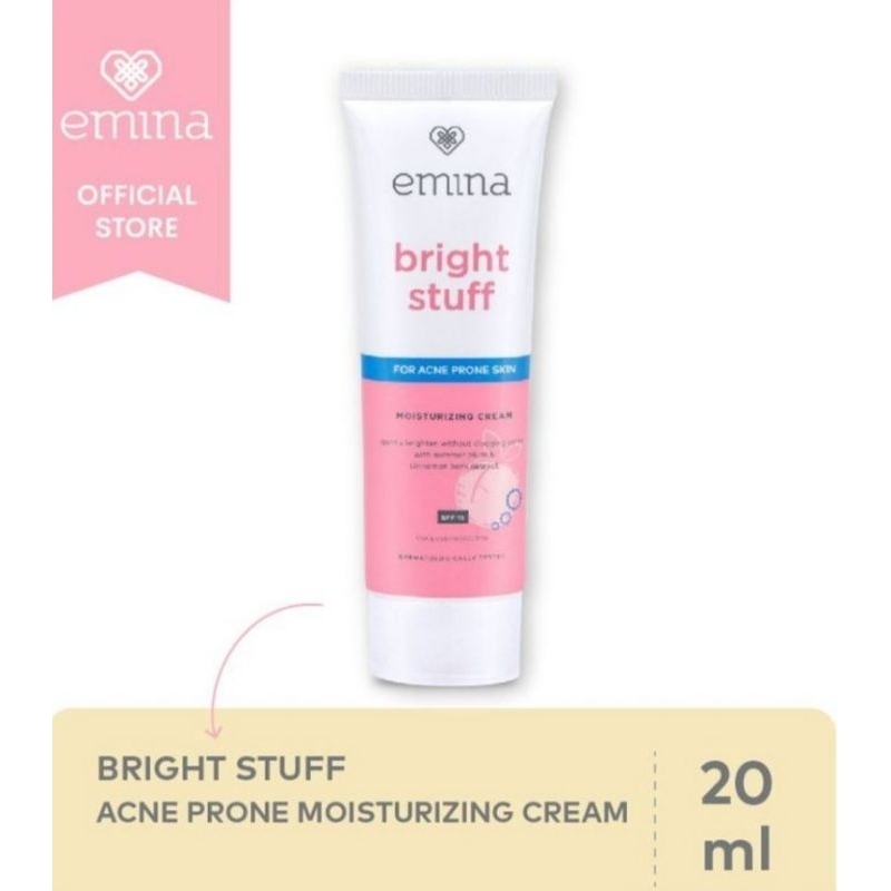 EMINA Bright Stuff Moisturizing Cream For Acne Prone Skin 20ml