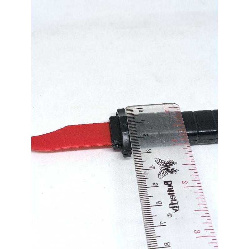 MAINAN PISAU BER-PER MERAH PLASTIK KECIL 1 PCS