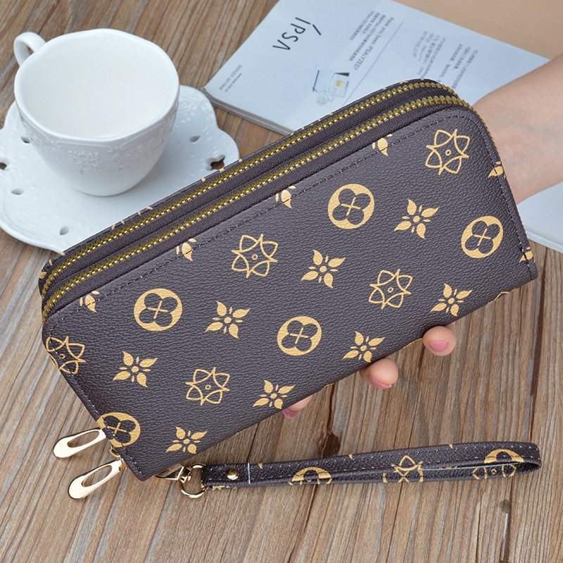 DOMPET WANITA PANJANG 2 RESLETING PREMIUM KULIT KREM MEDIVA WA447C3 KOREA IMPORT CEWEK MURAH SLOT KARTU UANG BRANDED KEKINIAN BATAM FASHION REMAJA KEKINIAN