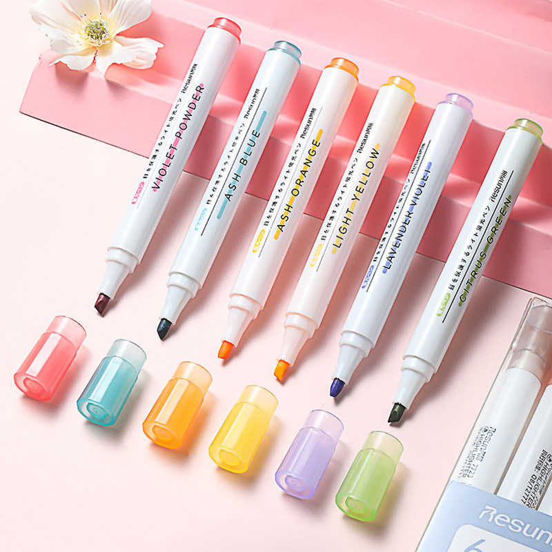 

RK Resun Natural Colors Highlighter Set 6Pc [Creativ]