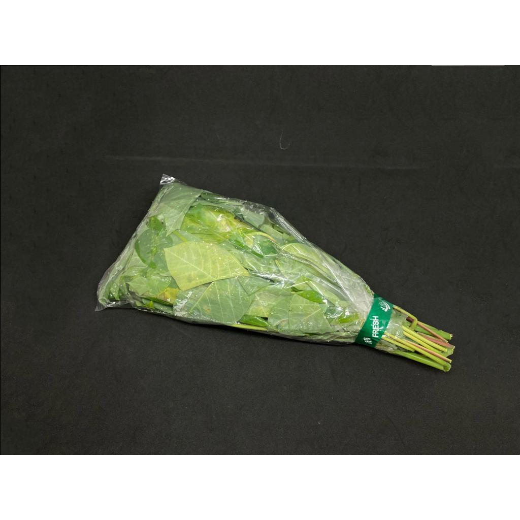 

Daun singkong segar, sayur daun singkong, daun singkong