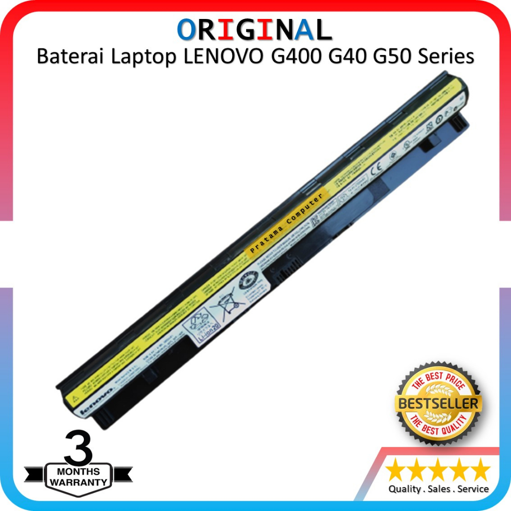 Baterai Lenovo Original G40 G40-30 G40-45 G40-70 G40-80 G50-45 Z40-70 Series