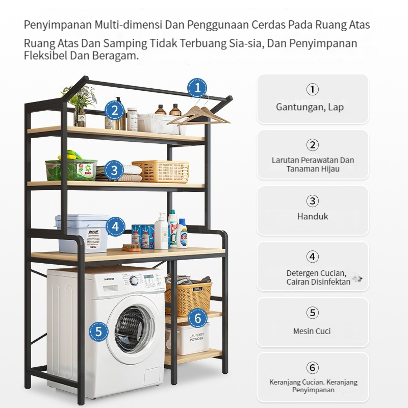 Furnibest Rak Mesin Cuci Rak Serbaguna