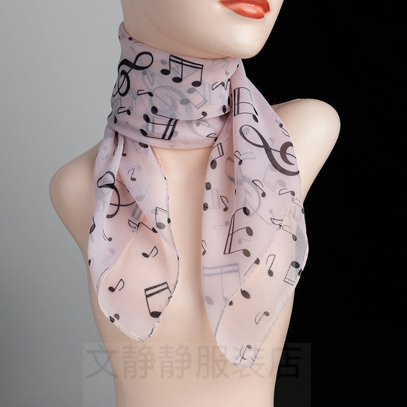 Scarf Syal 70*70 /Bag syal / Bandana / Ikat rambut tali Korea / Korean Multifungsi Aksesoris Tas Rambut Scarf Wanita Korea Leher Bandana Ikat Fashion wanita hitam