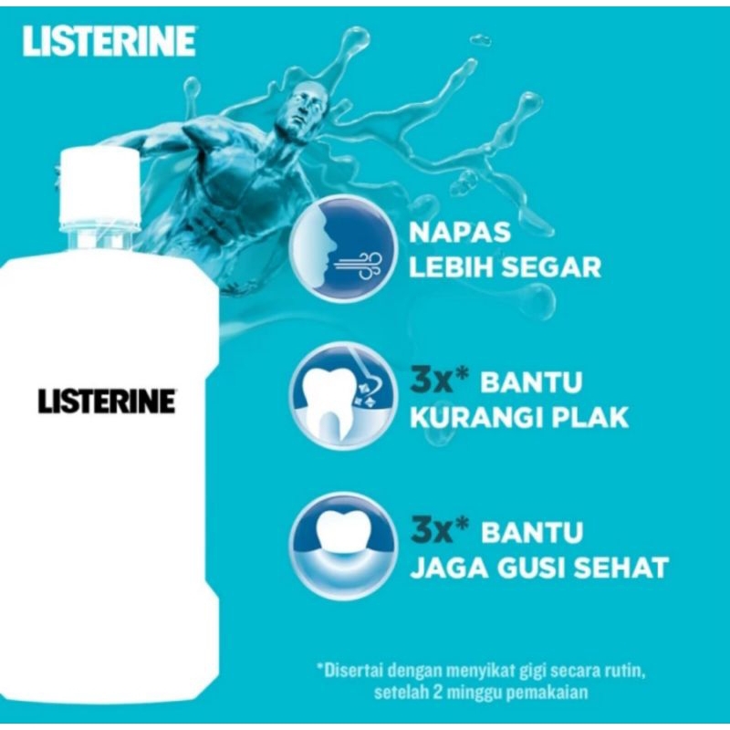 LISTERINE COOL MINT 250ML NAFAS SEGAR
