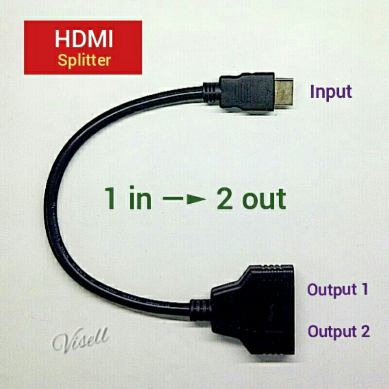HDMI Splitter / Colokan Port HDMI Cabang