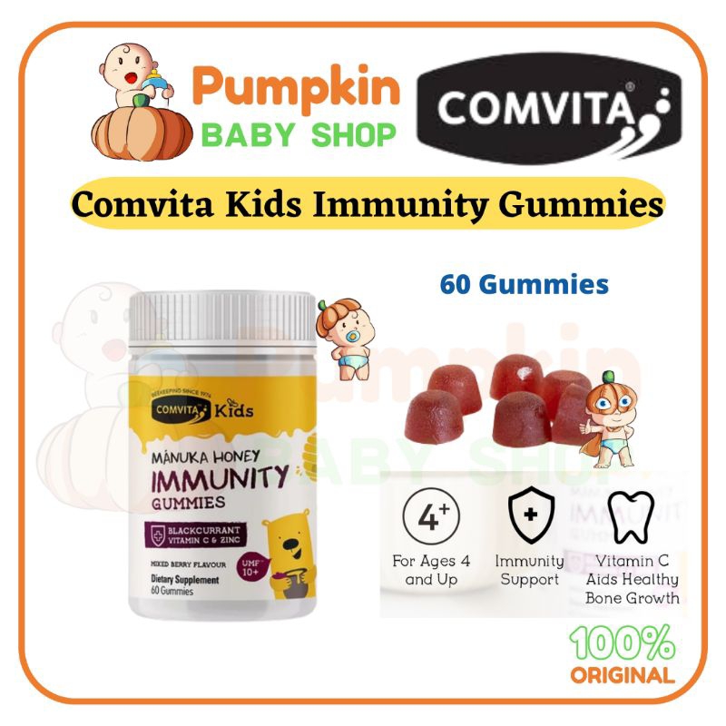 COMVITA Kids Immunity 60 Gummies (Permen Madu Anak)