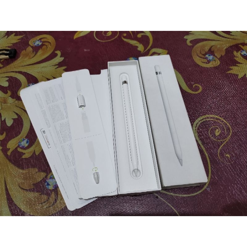 Apple Pencil gen 1&amp;2 fullset ori kondisi baik siap pakai