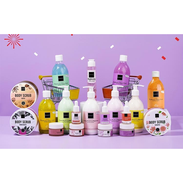 Body Care Produk Scarlett Lengkap Perawatan Tubuh Original BPOM scrub lotion body serum