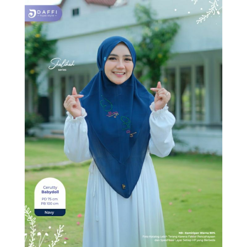 Shalihah bergo daffi ceruty hijab kekinian