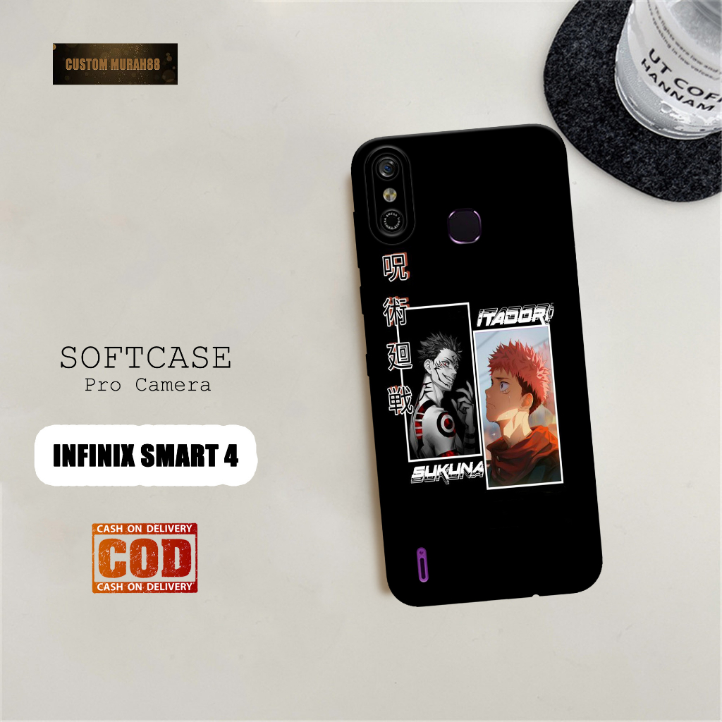 Case Infinix Smart 4 Terbaru - Fashion Motif ANIME - Casing Hp Infinix Smart 4 - Kesing Hp Infinix S