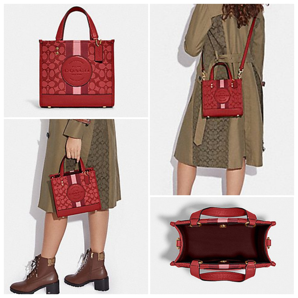 Tas Co C8417 Dempsey Tote 22 Red Apple Multi sz 22x19x10cm