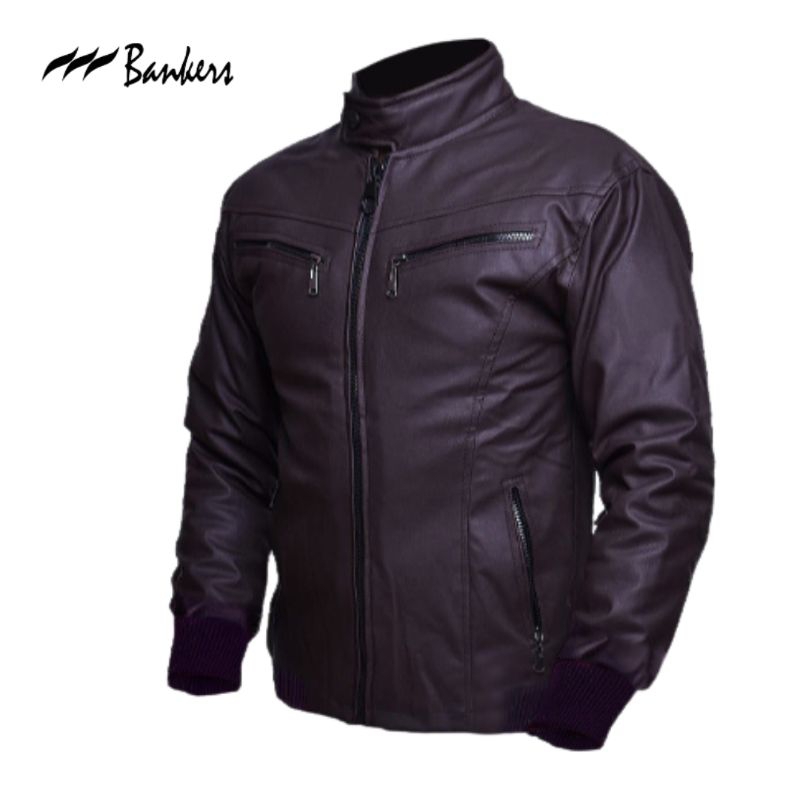 Jaket Kulit Pria Original Distro Jaket Motor Cowok Anti Air Dan Angin