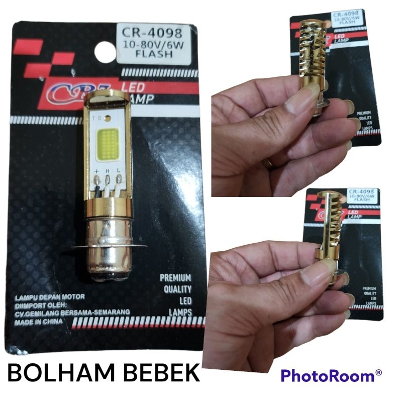 Lampu LED Motor metic sama bebek