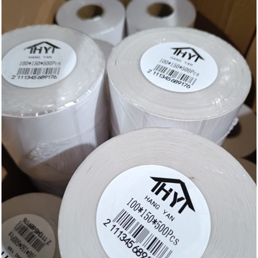 Label Thermal 100 X 150mm - Kertas Thermal Barcode A6 500pcs / 500 Lembar