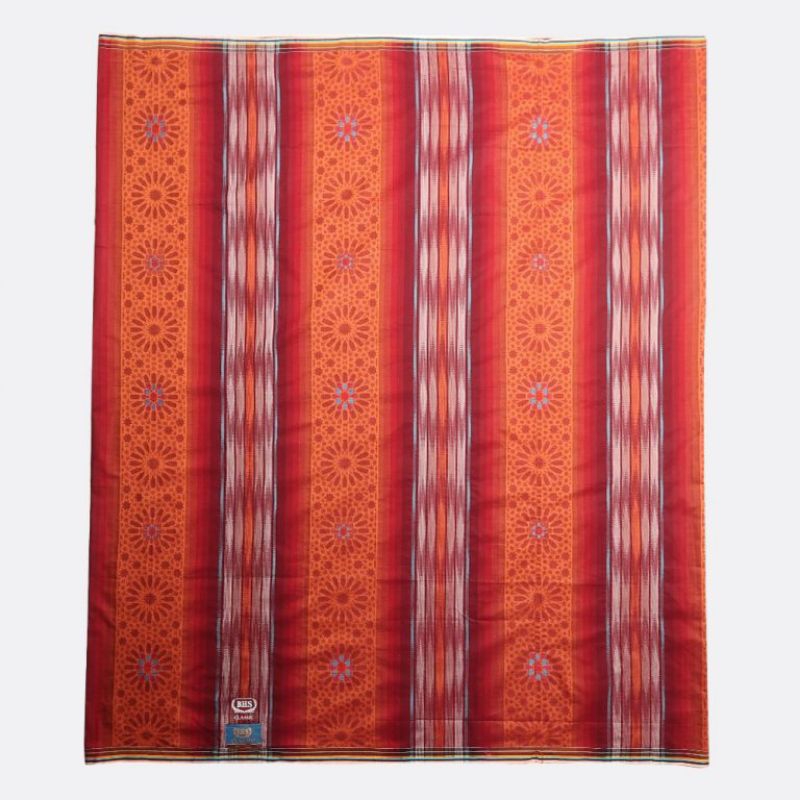 Sarung BHS Classic Gold Motif Jacquard Songket Merah
