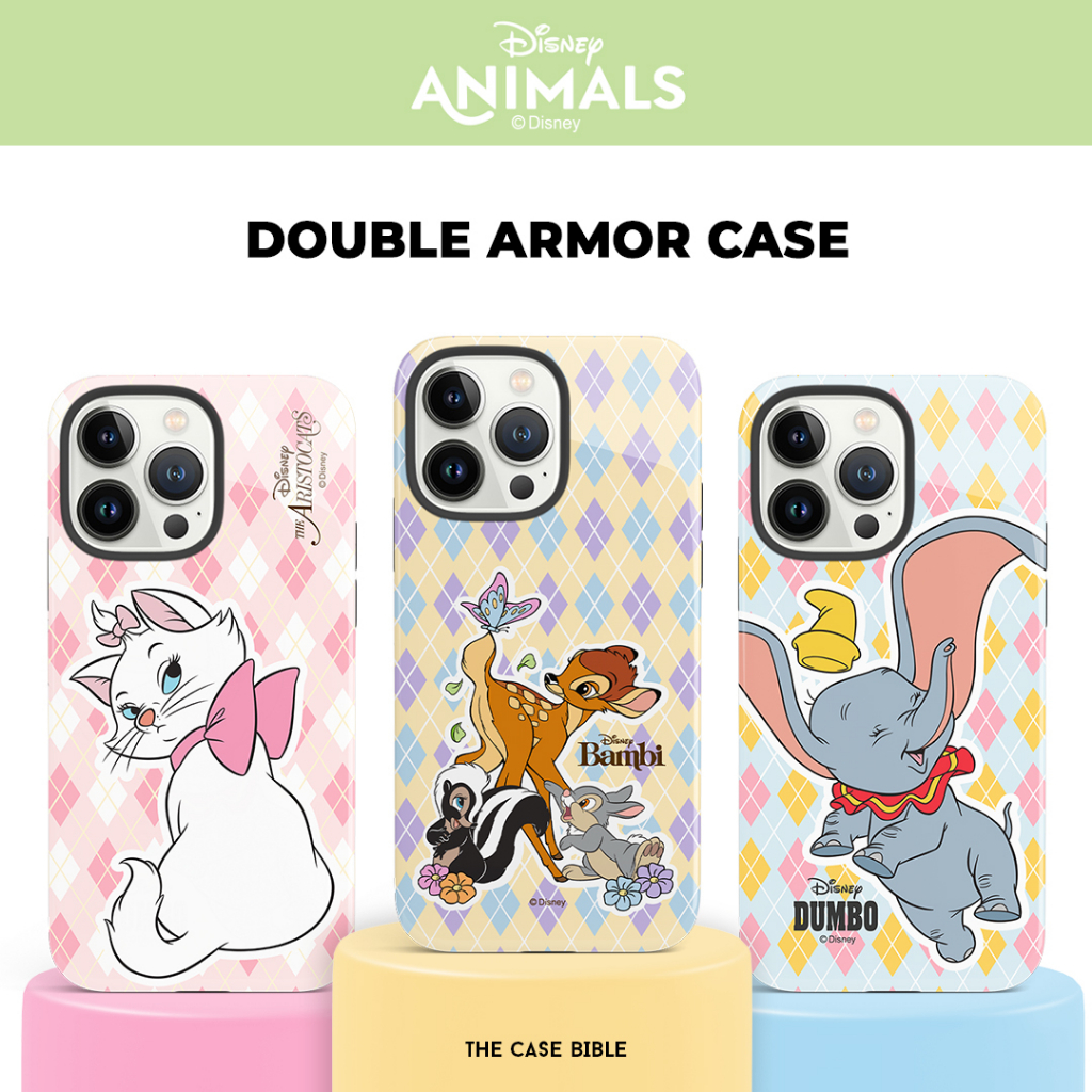 DOUBLE ARMOR CASE - DISNEY ANIMALS